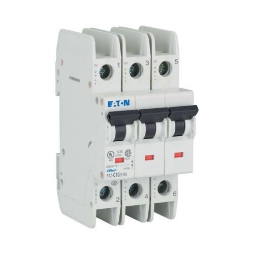 Eaton Moeller FAZ-C10/3-NA 3-Pole, 10A Circuit Breaker (NIB)