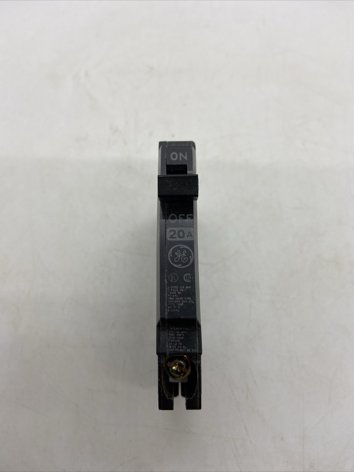 GE General Electric THQP120 Thin 20-Amp 1-Pole 120/240VAC Breaker