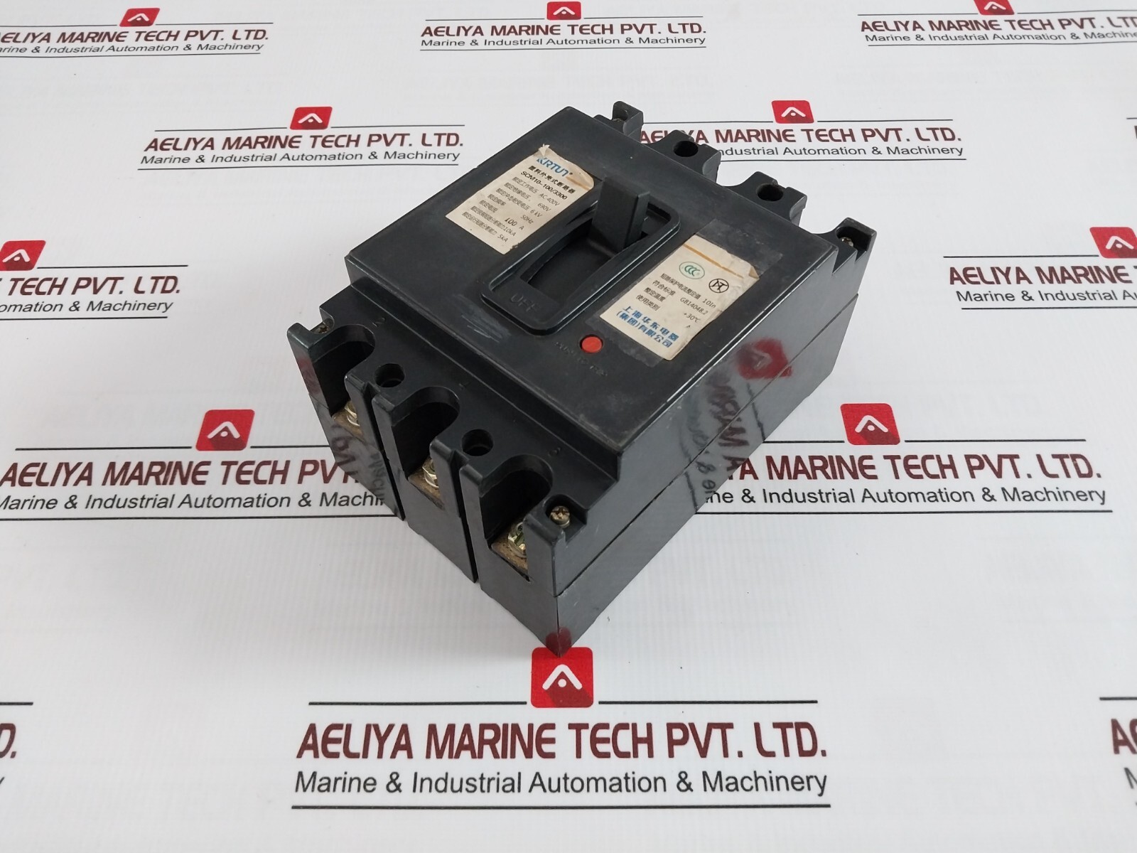 KRTUN SCM10-100/3300 Plastic Case Circuit Breaker AC 400V 50HZ 100 A