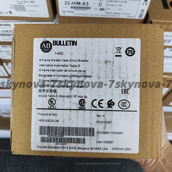 Allen‑Bradley 140G‑G2C3‑C45 Genuine Industrial MCCB Circuit Breaker