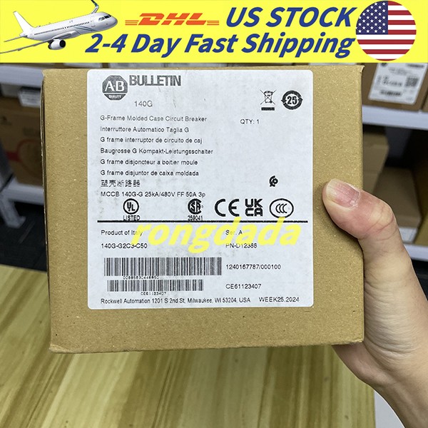 NEW AB 3-Pole 480V Molded Case Circuit Breaker 140G-G2C3-C50 Free delivery