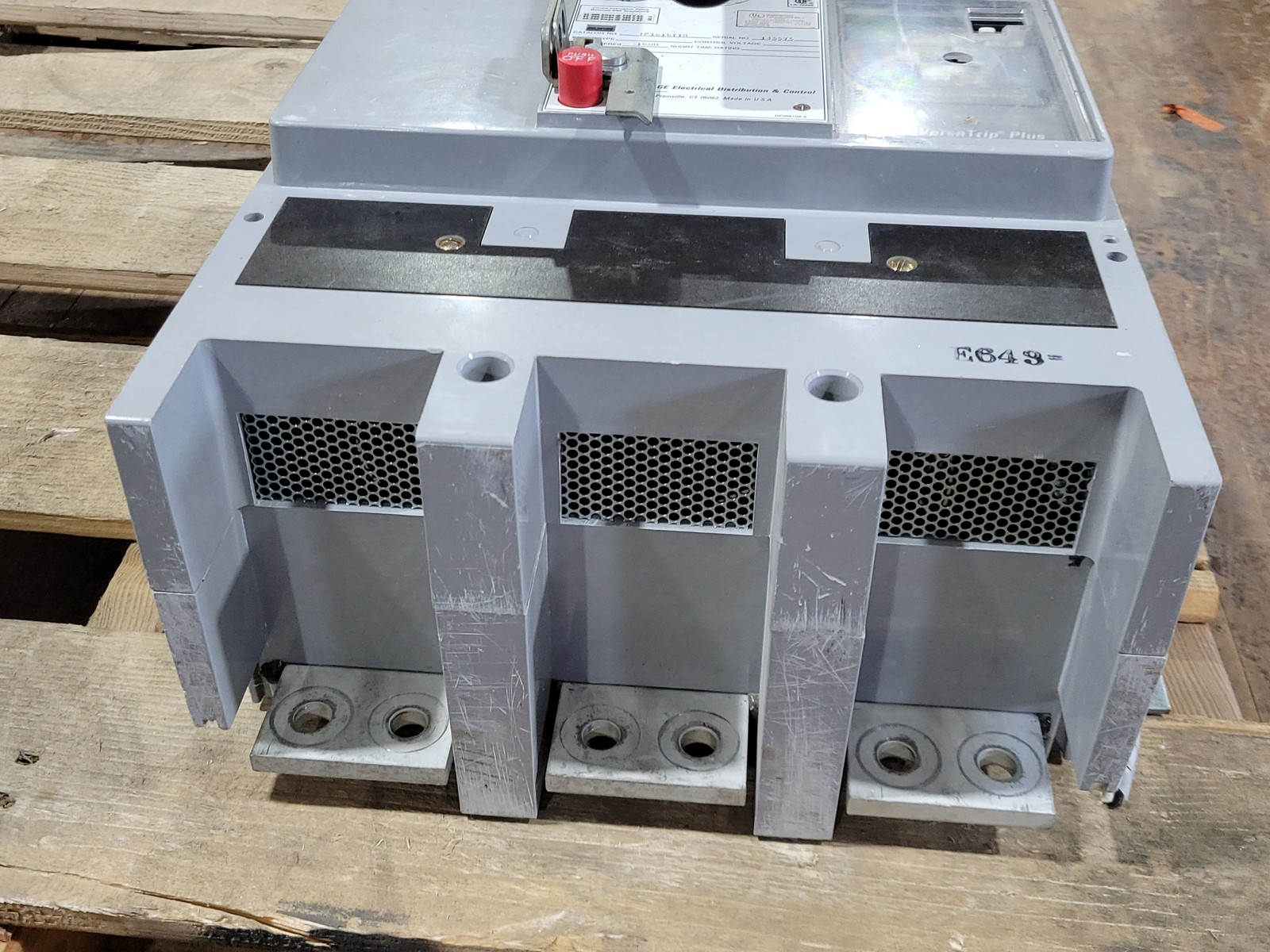 General Electric TP1616TTR Power Break Circuit Breaker 1600A 3P 600VAC Trip Plug