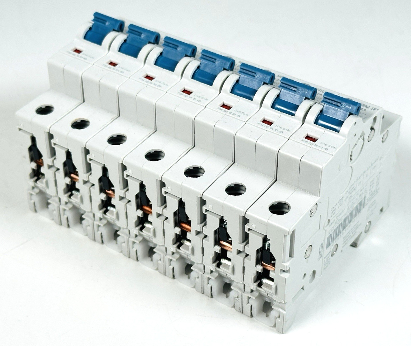 Lot of 7 Allen-Bradley 1492-SPM1C020 1-Pole 2A 277V C-Curve Mini Circuit Breaker