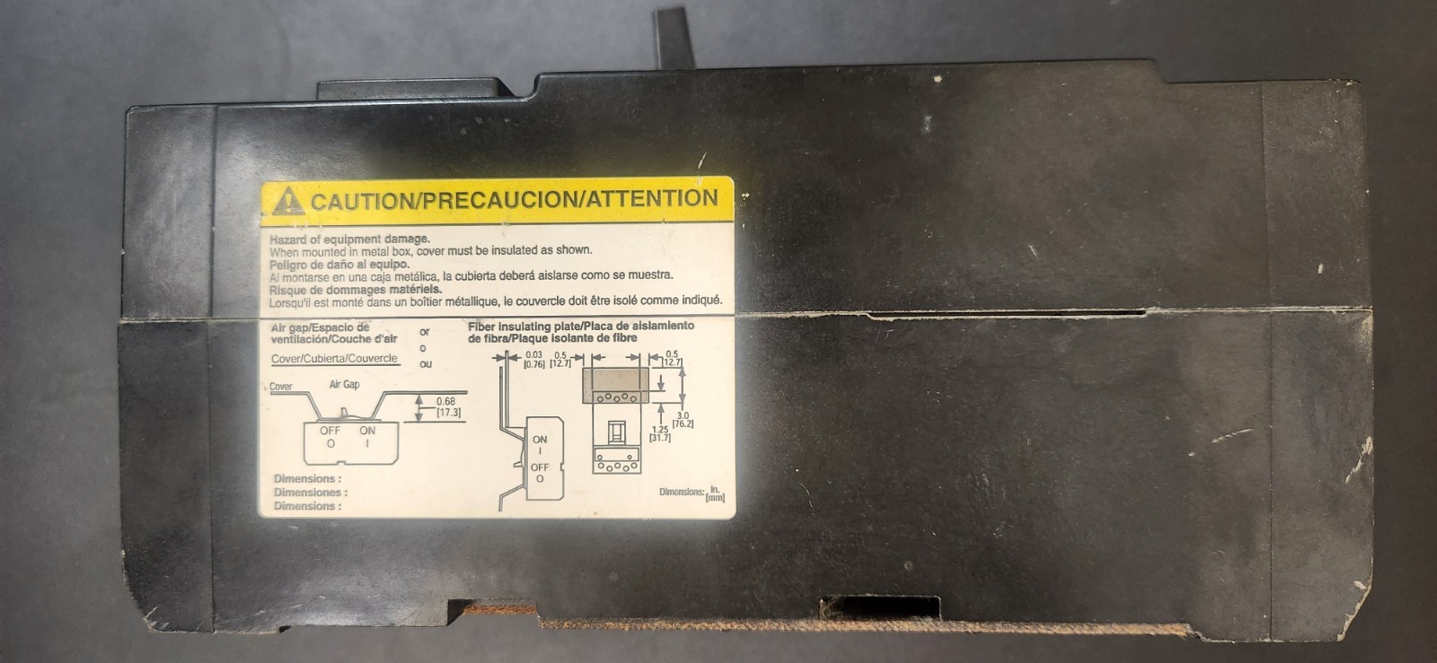 Square D KAL36125 Circuit Breaker 125A 3-Pole 600V Industrial Thermal