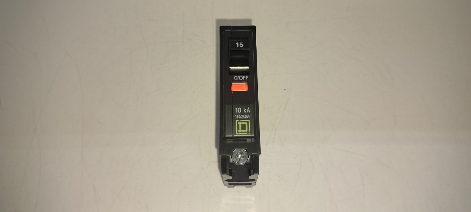 Square D QOB115 15 AMP 1 POLE 120/240V Bolt-on Circuit Breaker Yellow Face NEW
