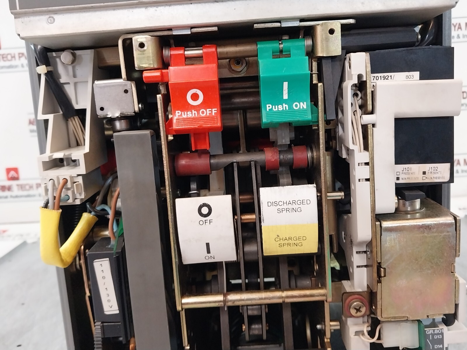 ABB SACE E2N 12 Low Voltage Air Circuit Breaker 15VDC 1250A 690V 55kA X 1s