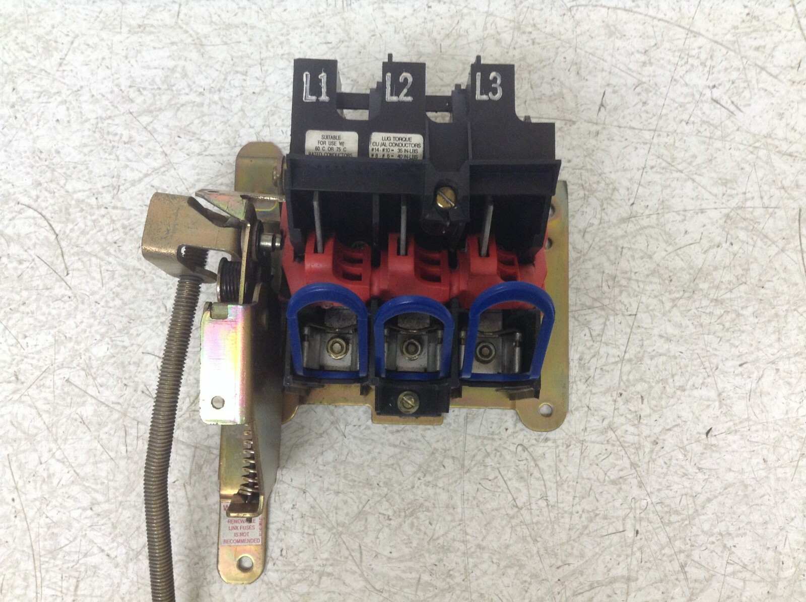 Square D 9422 TC-3 30 Amp 600 Volt Fusible Disconnect Switch 9422TC3 TC3 (TSC)