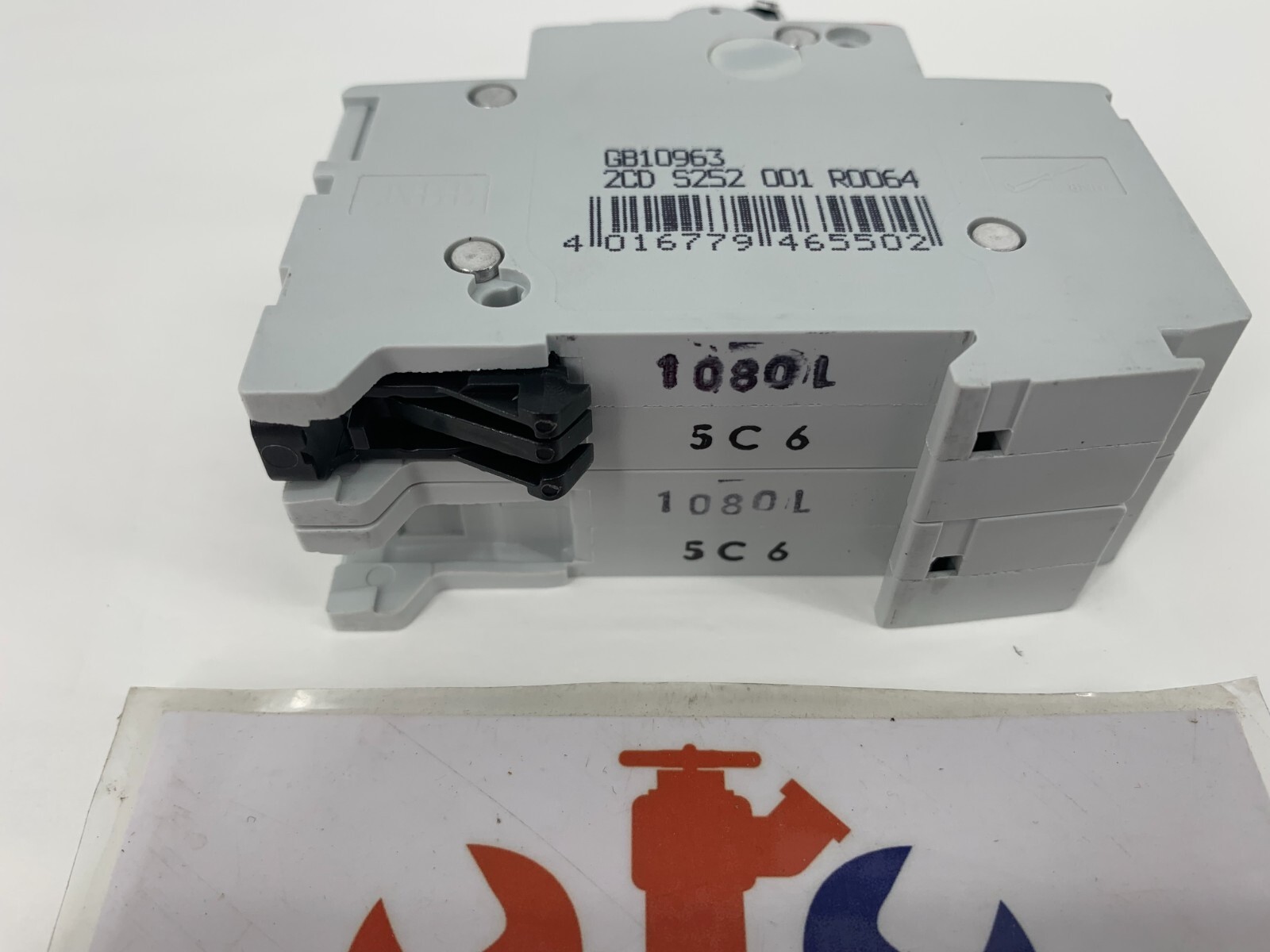 ABB 2CDS252001R0064 S202-C6 Miniature Circuit Breaker 2P 6A 480Y/277VAC
