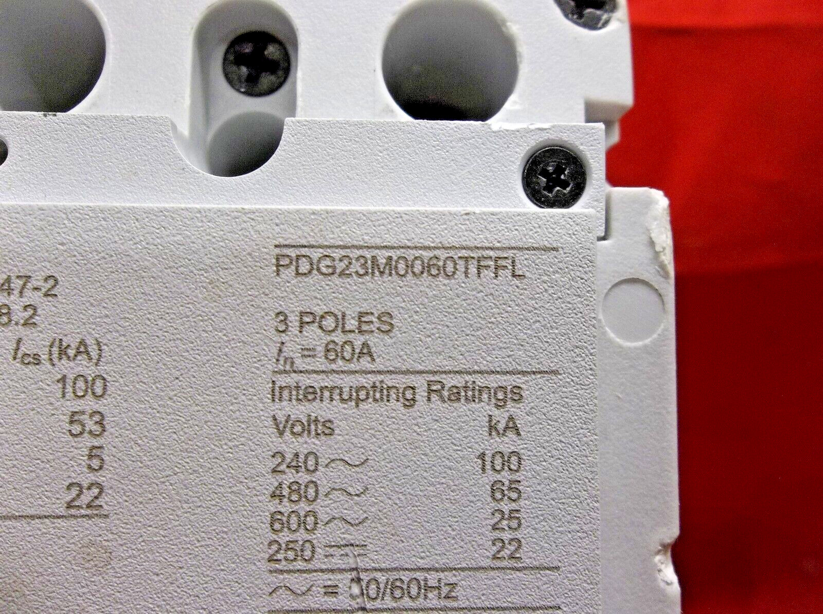 EATON PDG23M0060TFFL circuit breaker 335A5