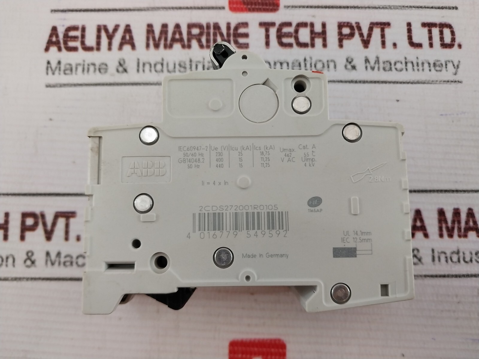 ABB S202M B10 Mini Circuit Breaker 2CDS272001R0105
