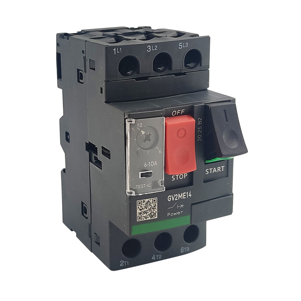 GV2ME14 Motor circuit breaker Deca 6A to10A Manual Motor Starter Button NEW