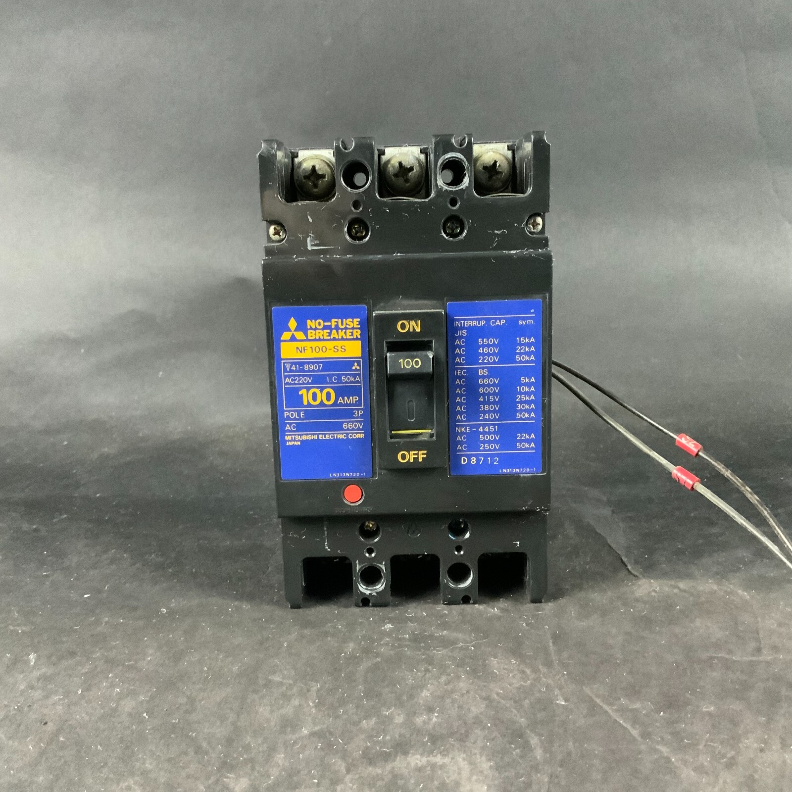 MITSUBISHI NF100-SS 100A NO-FUSE BREAKER ($40 OBO)