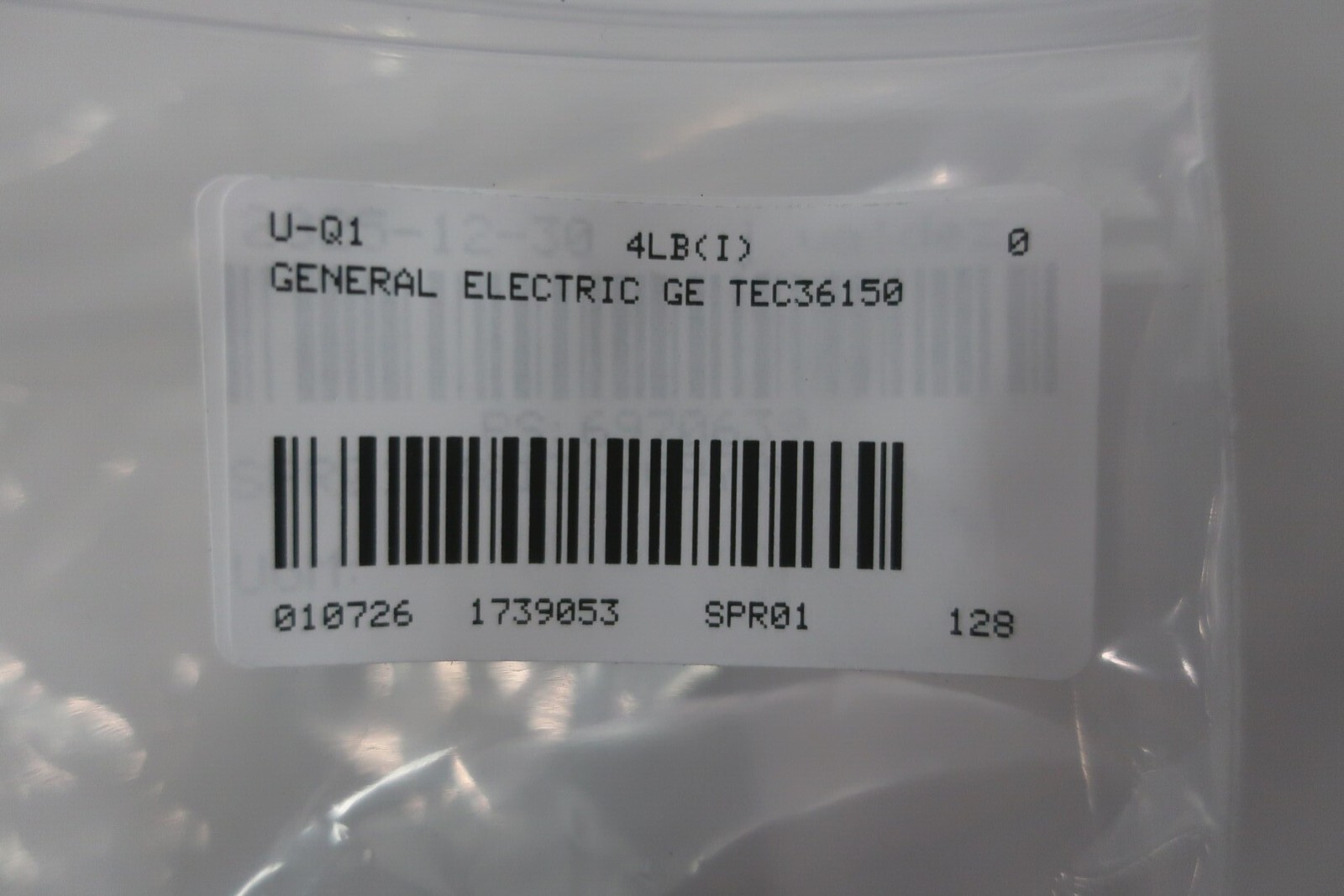 General Electric Ge TEC36150 Molded Case Circuit Breaker 150a 3p 600v-ac