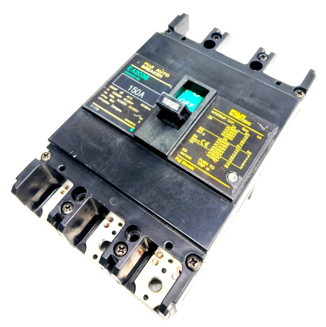 Fuji Electric – Encase Molded Circuit Breaker – EA203B – BB3GEB-150 – 150 A