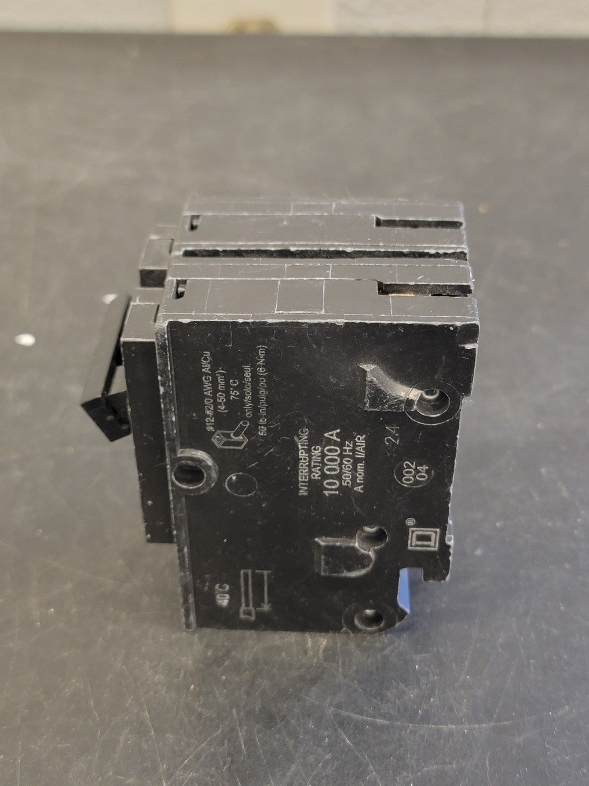 Square D HOM280 2-Pole 80-Amp 120/240V Plug-In Circuit Breaker