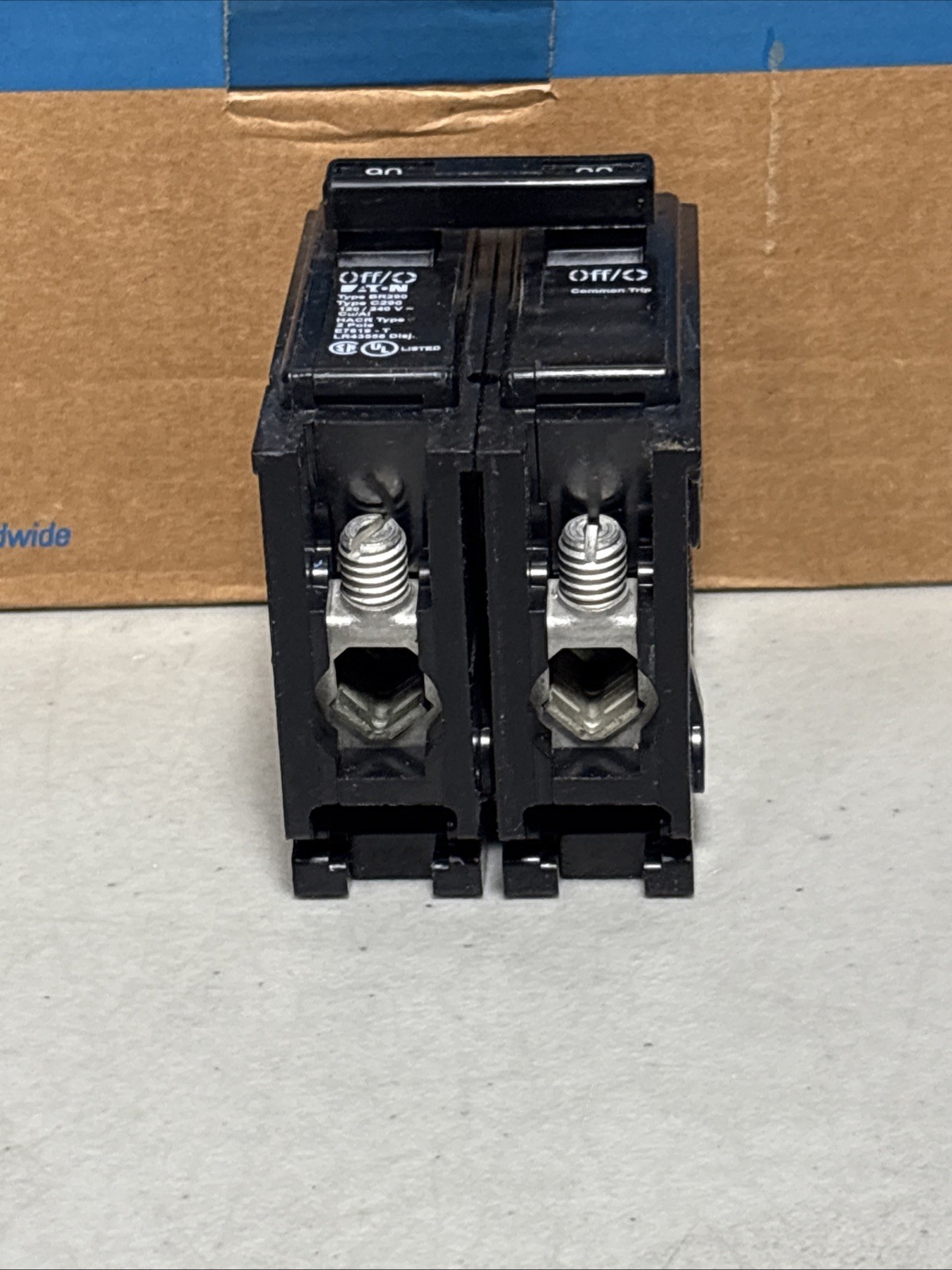 Eaton BR290 (5 Pack) 90 Amp 2P 120/240VAC Circuit Breaker Type BR- NEW Box of 5