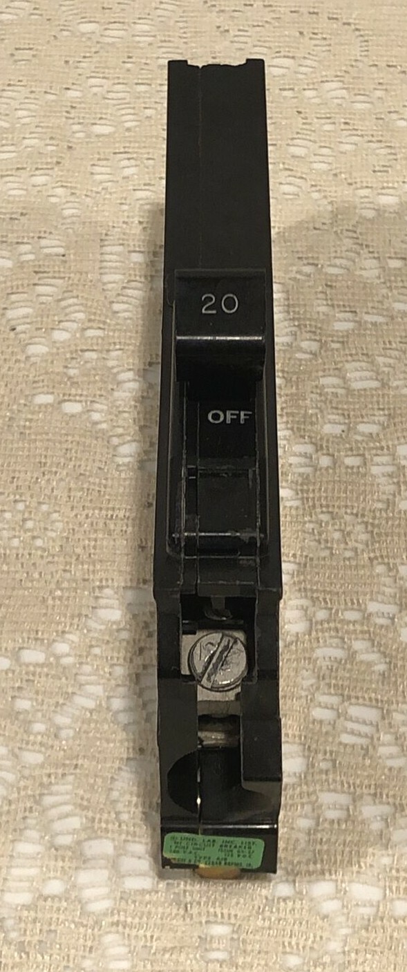 SQUARE D AlB 120 20Amp Single Pole Unit 1 phase PANEL CIRCUIT BREAKER used
