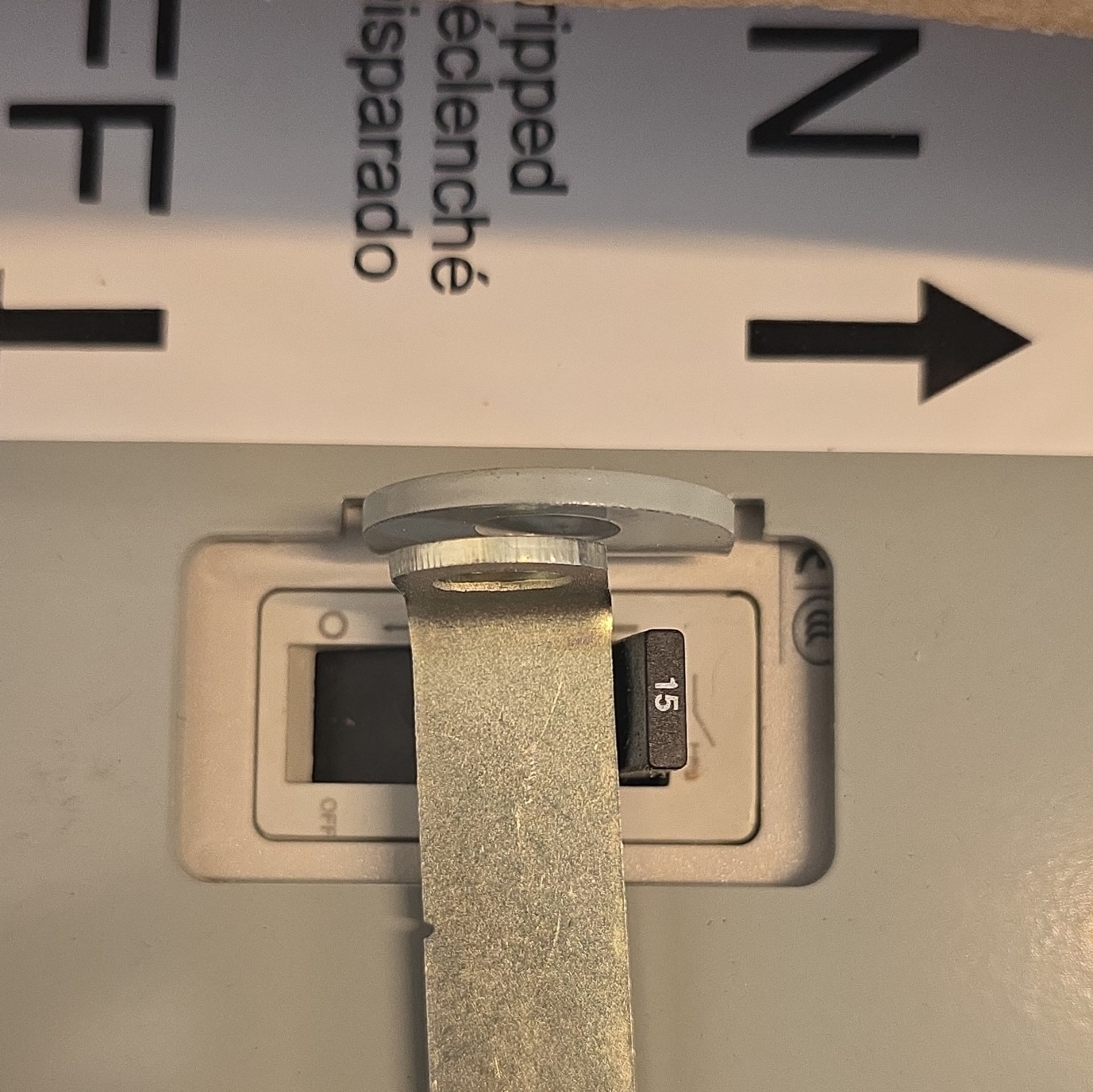 Eaton FPD1K0125 Circuit Breaker Enclosure 125A 3-Pole NEMA 1 Flush Gray