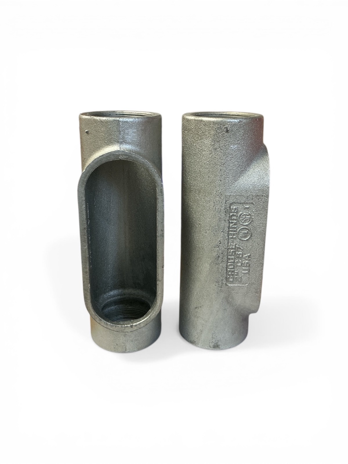 Eaton Crouse-Hinds C67 Type C Conduit Body 2in Form 7 Feraloy Iron Alloy