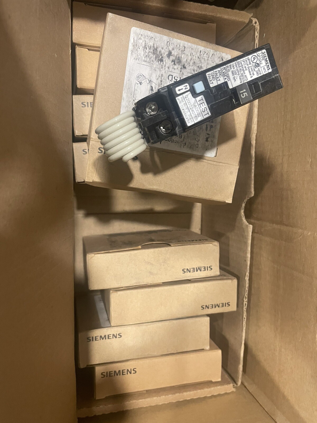 Lot Of 9 Breakers Siemens Q120DF GFCI Breaker