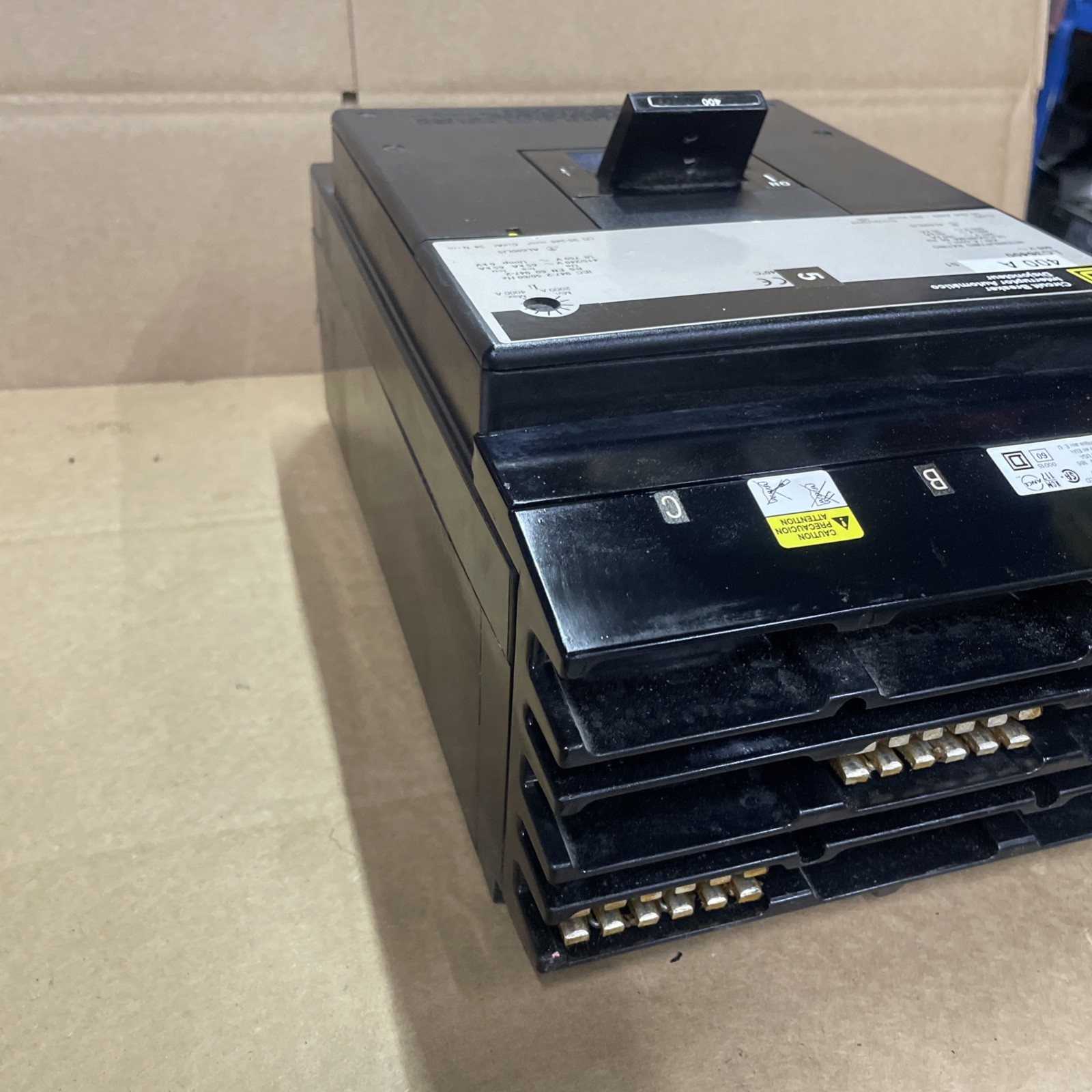 Square D LC36400 I-Line 400A 600V 3 Pole Molded Case Circuit Breaker