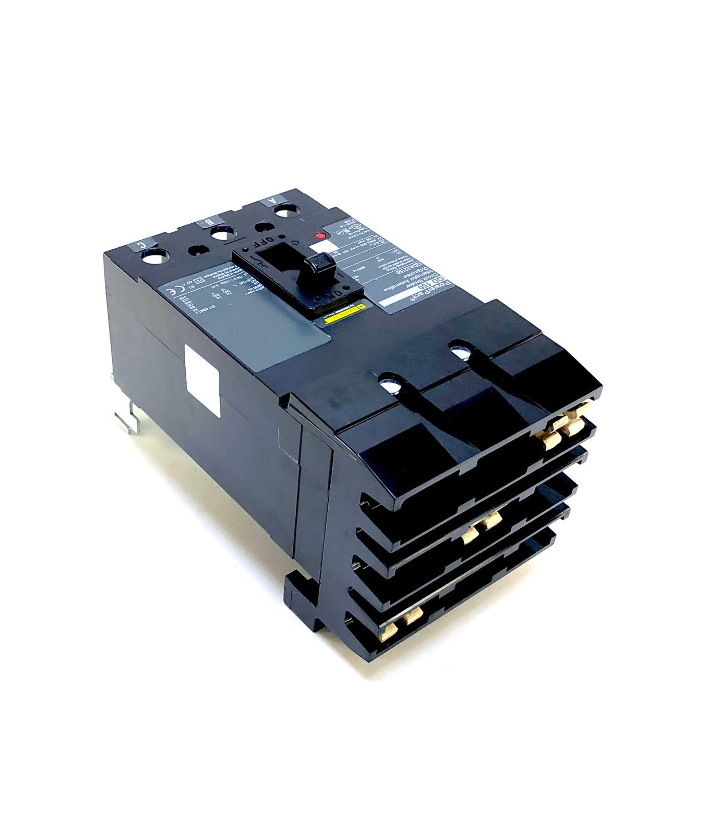 Square D QDA32150 3 Pole 150Amp 240Vac PowerPact Breaker (REPORT)