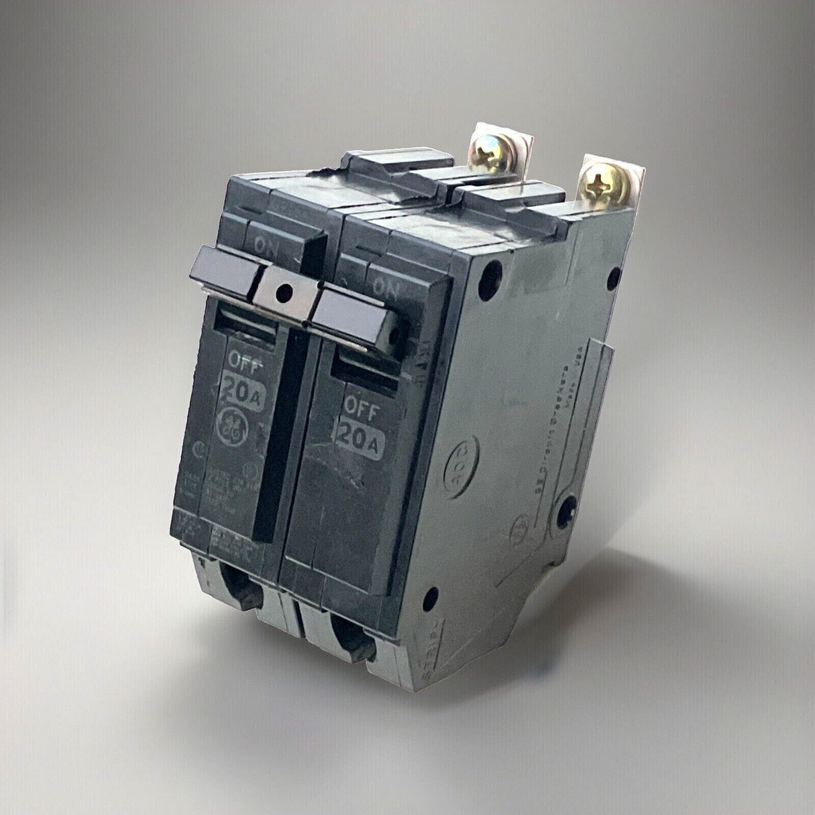 GE General Electric THQB2120 20A 240/120 VAC 2 Pole Circuit Breaker