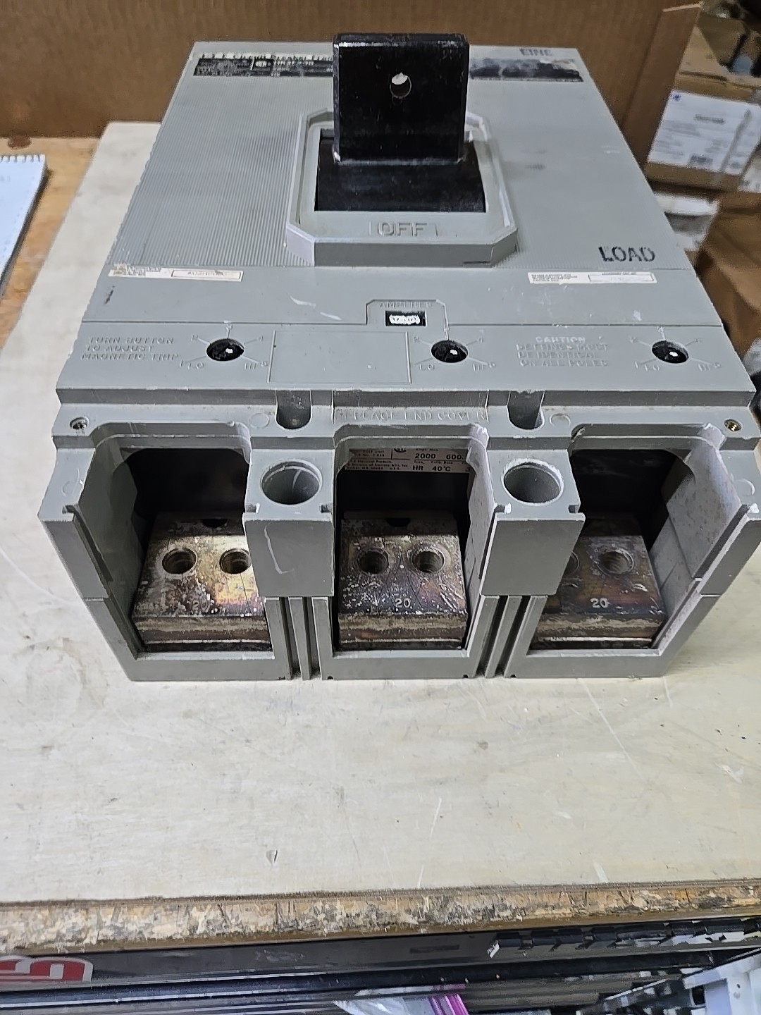HR3-F200 ITE 2000 Amp Circuit Breaker 3 Pole 600V