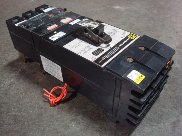 USED Square D KI36225G I-Limiter Circuit Breaker w/ GFM250KA Ground Fault Module