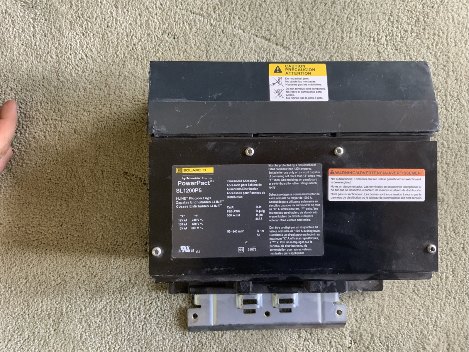 Square D SL1200P5 Power pact I-line 1200A 3PH