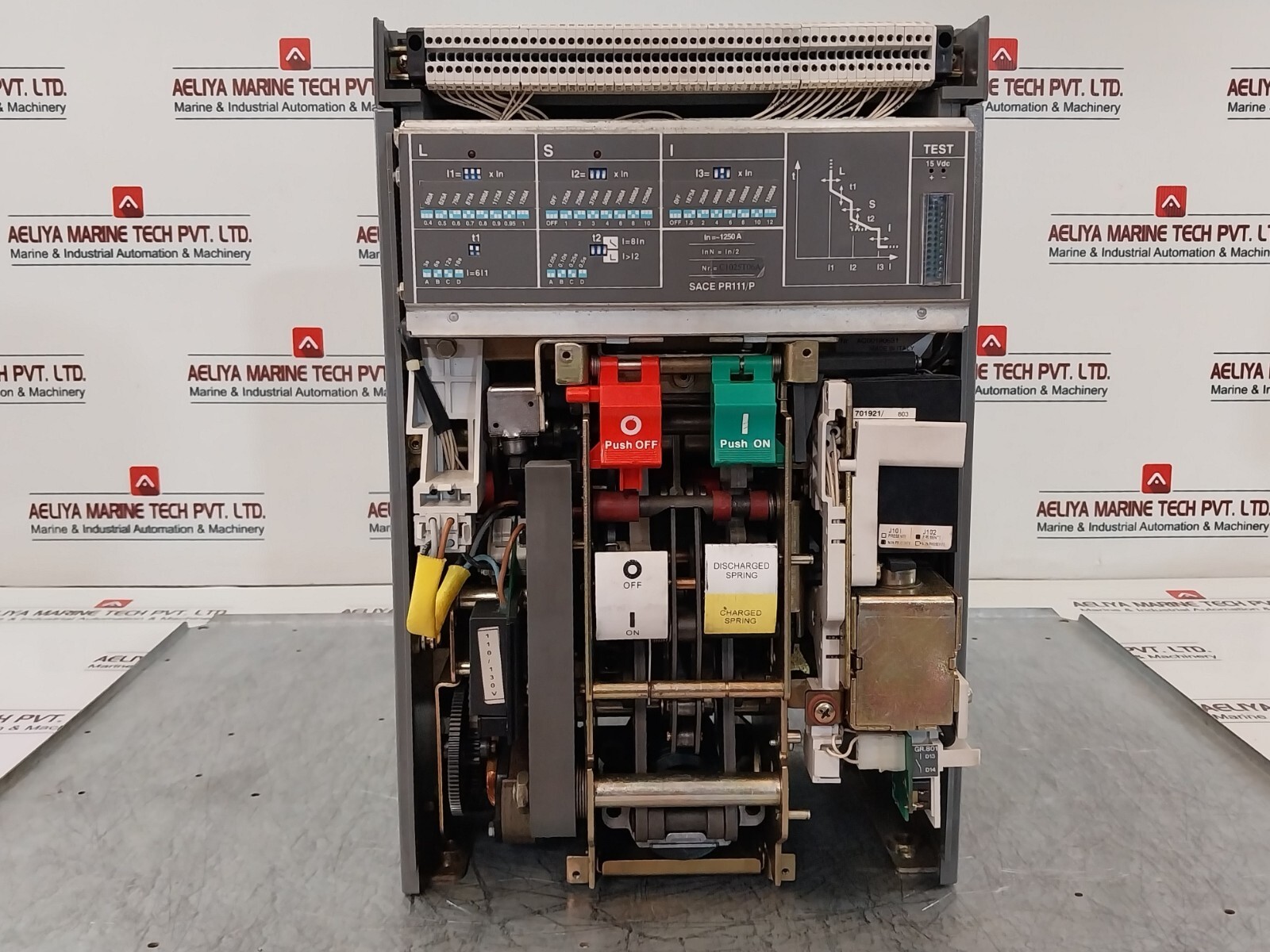 ABB SACE E2N 12 Low Voltage Air Circuit Breaker 15VDC 1250A 690V 55kA X 1s