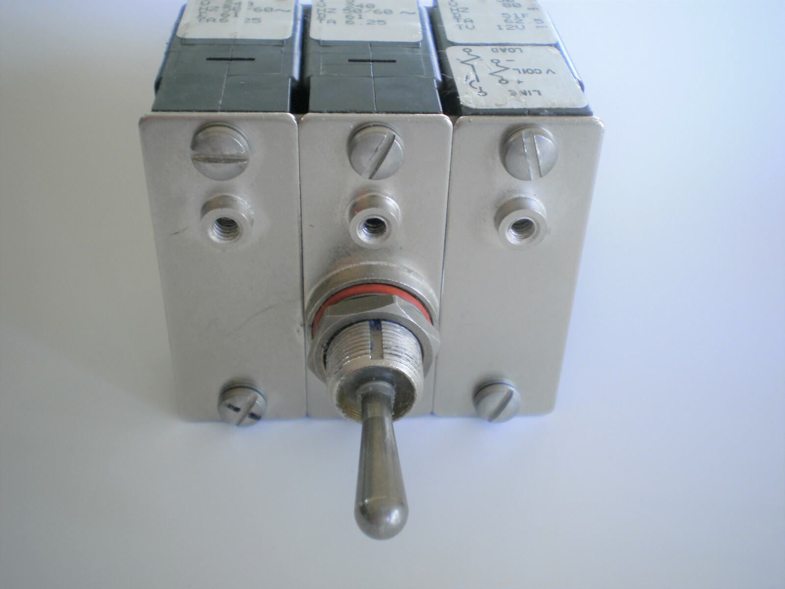 Airpax IUGN266-39022-1 Circuit Breaker (2) 240VAC and (1) 80VDC + 12VDC coil