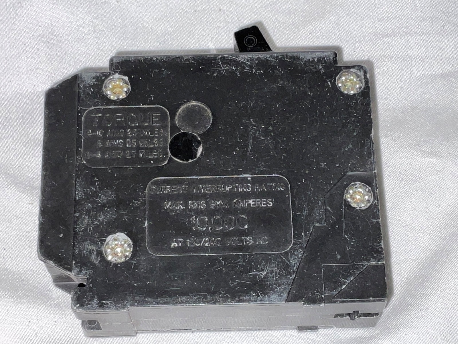 Cutler-Hammer BR1520 Tandem Circuit Breaker 15amp/20amp 2 Pole Electrical