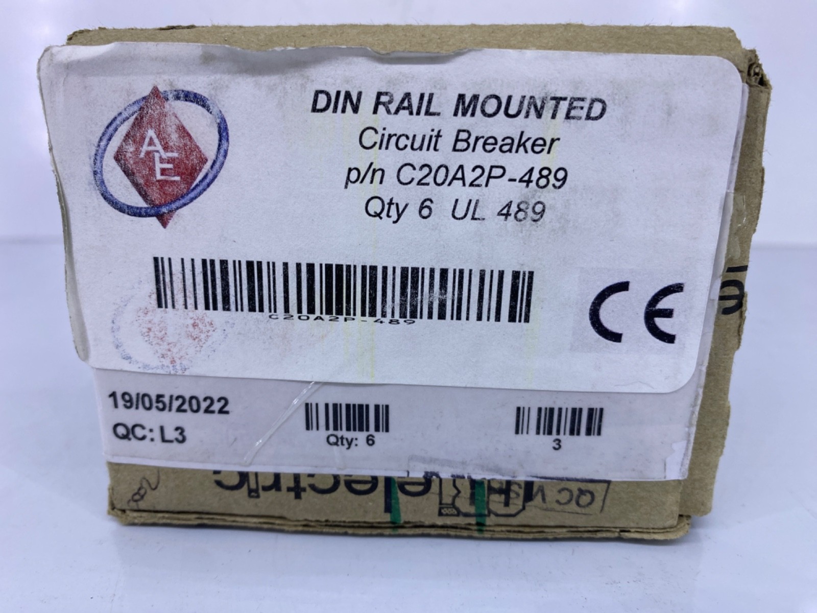 CBI QL-2(13)-DM-KM-20A QL28KM20 2 POLE 20 Amp Breakers C20A2P-489 Lot 6 NEW