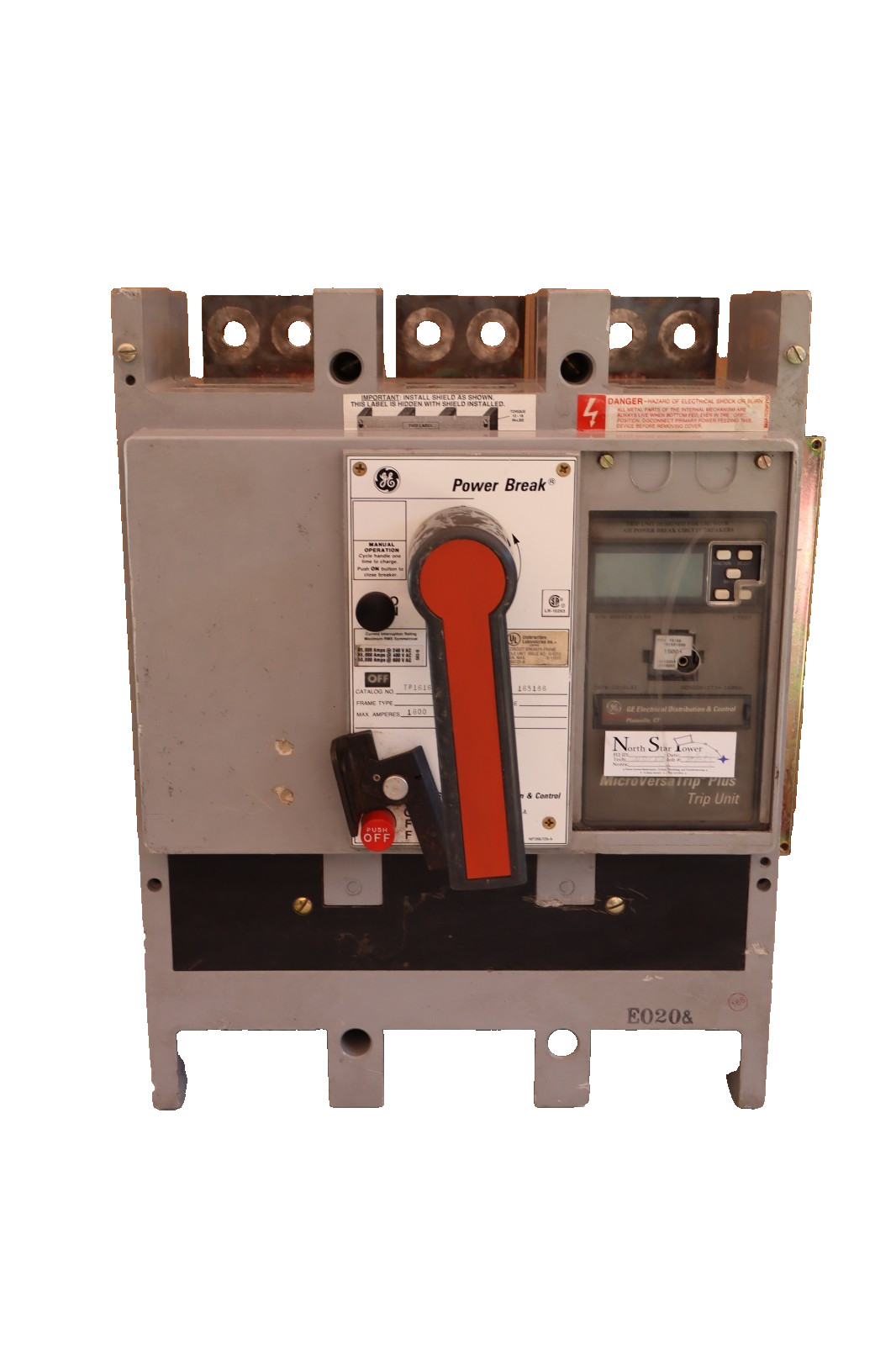 GE Power Break Disconnect 1600 Amp 1600A TP1616TTR Plug TR16B1600 C216LSI