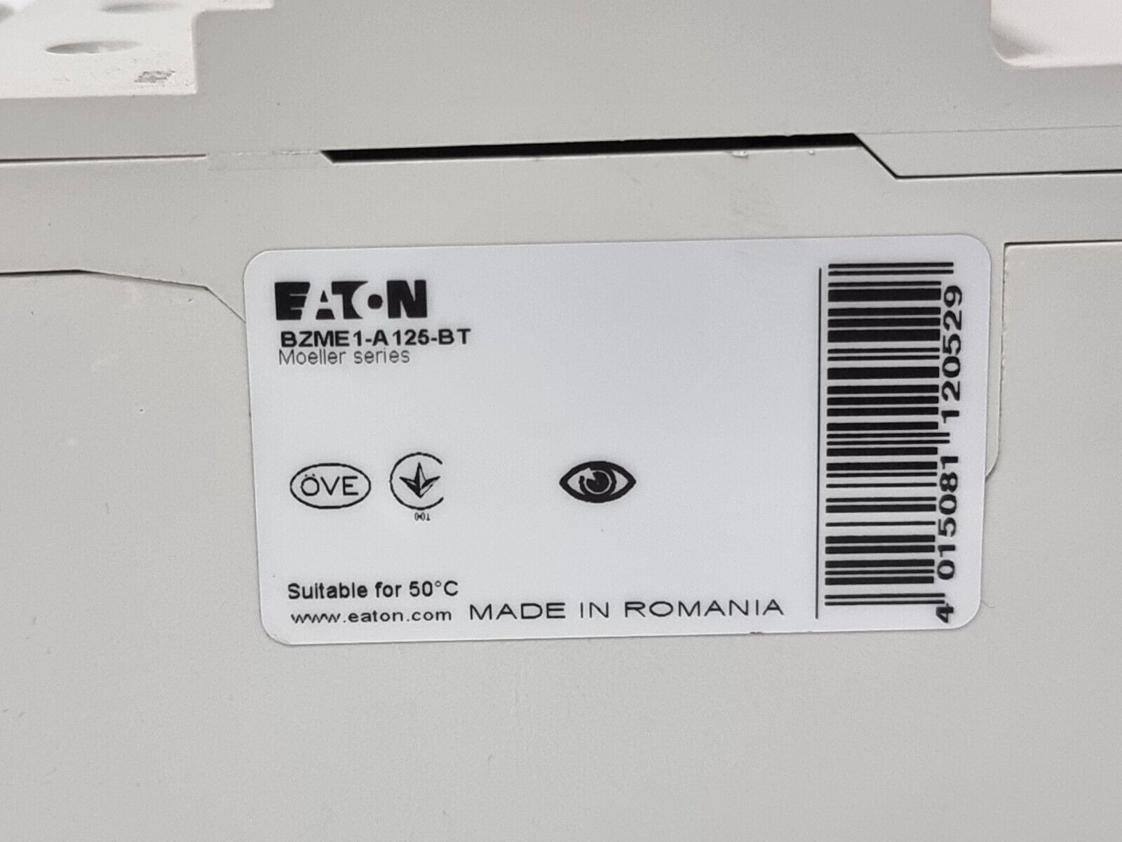 EATON BZME1-A125-BT Circuit Breaker 125A 112498