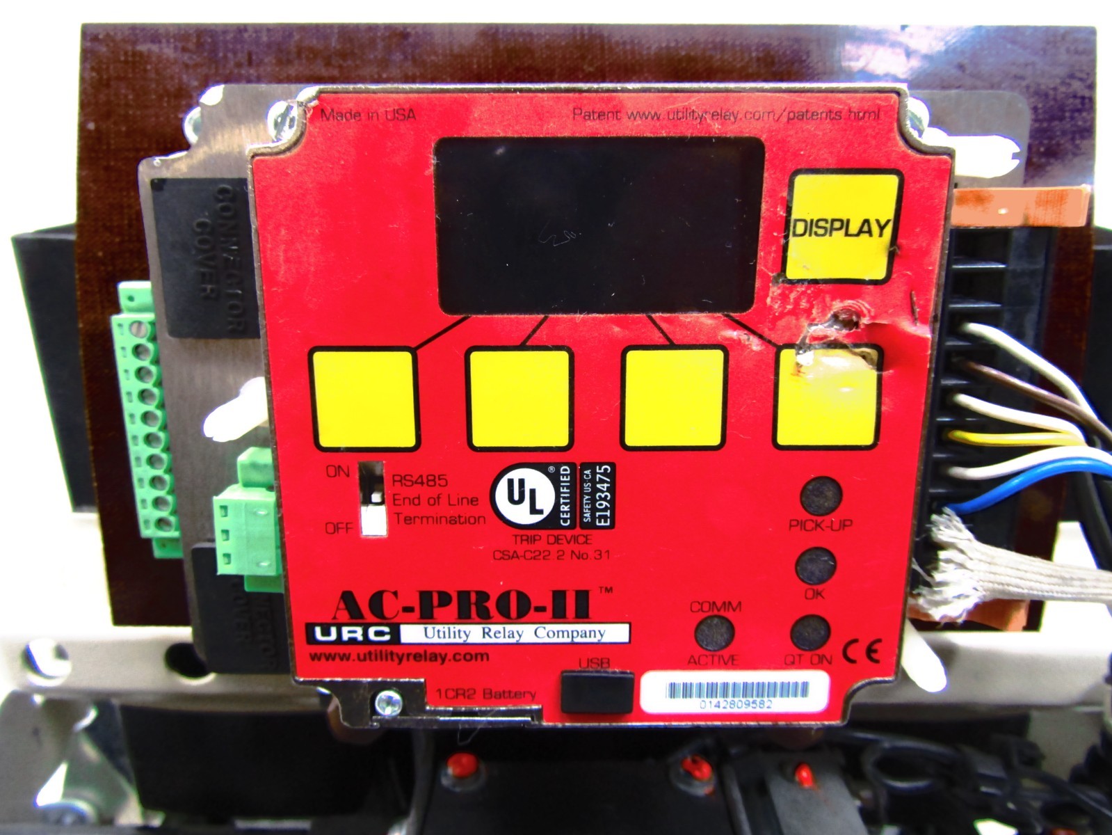 GE AK-2A-25-1 600 Amp Motor Operated Air Breaker 600A 600V Damaged Trip Unit