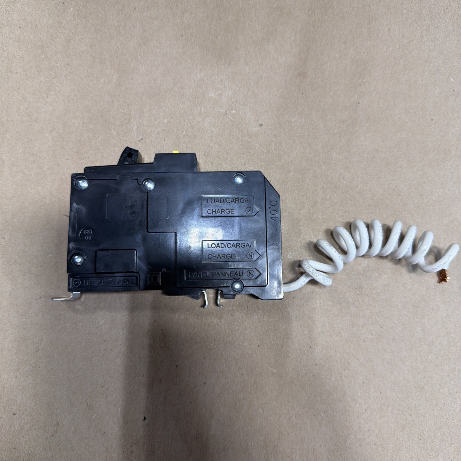 1X Square D QOB120EPD Equipment Protective Device 1 Pole 20 Amp Circuit Breaker