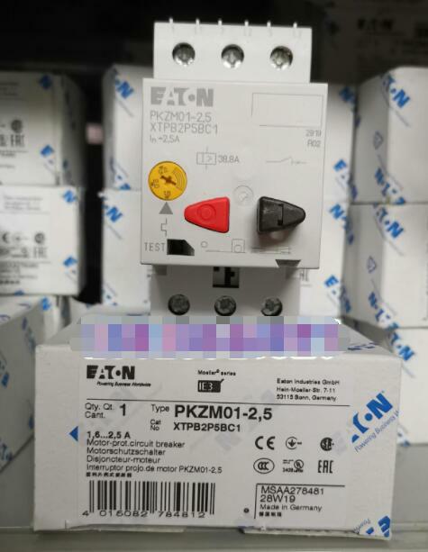 1PCS New Eaton Moeller PKZM01-2.5 XTPB2P5BC1 Circuit Breaker 1.6-2.5A Brand