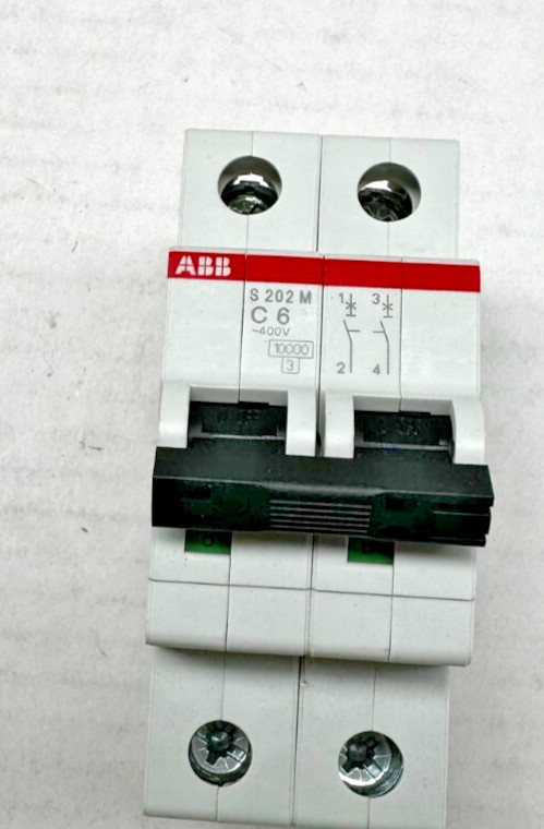 2CDS272001R0064, S202M -C6 ABB Miniature Circuit Breaker
