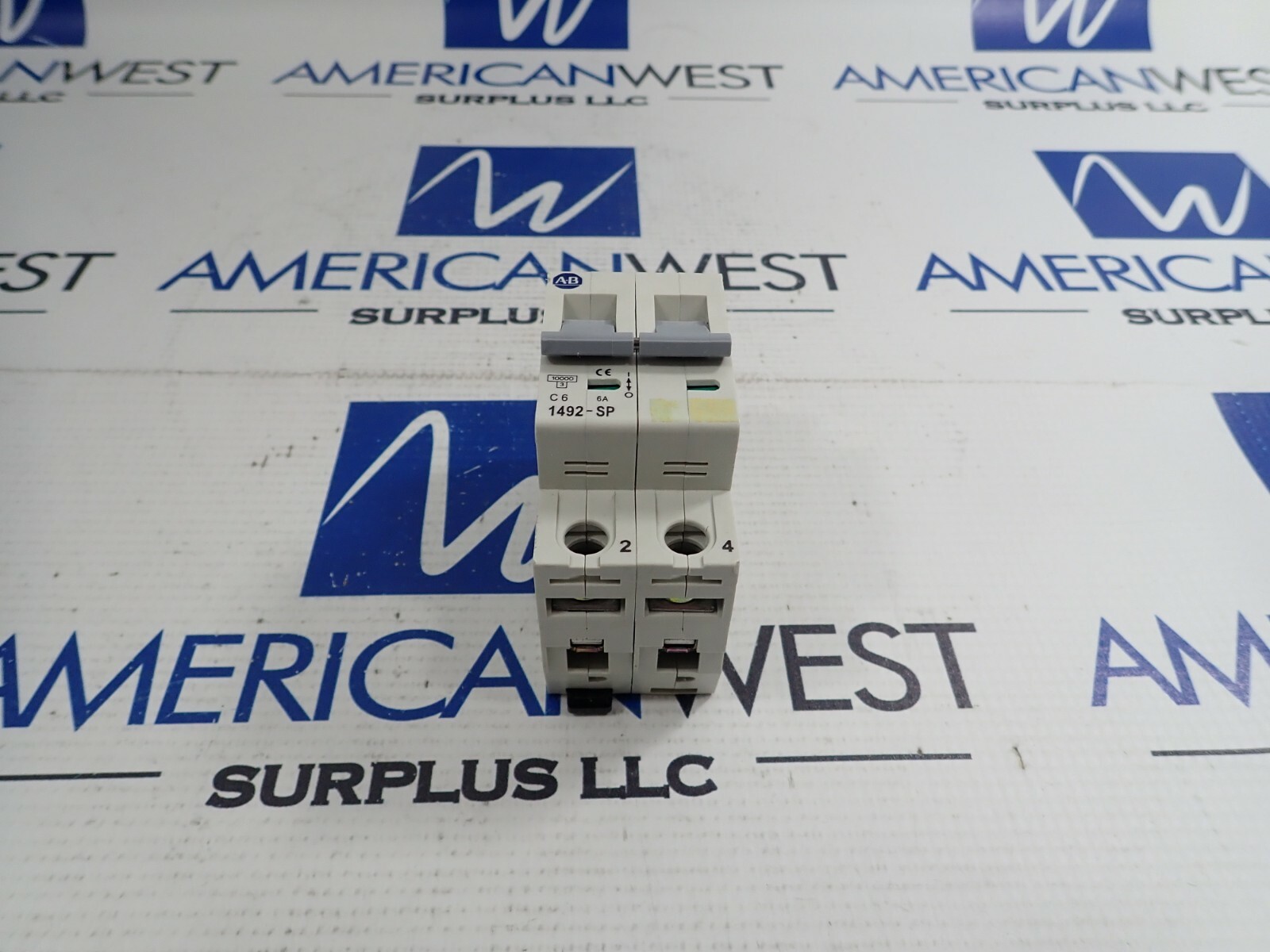 ALLEN BRADLEY 1492-SP2C060 SERIES C 2 POLE CIRCUIT BREAKER 6A