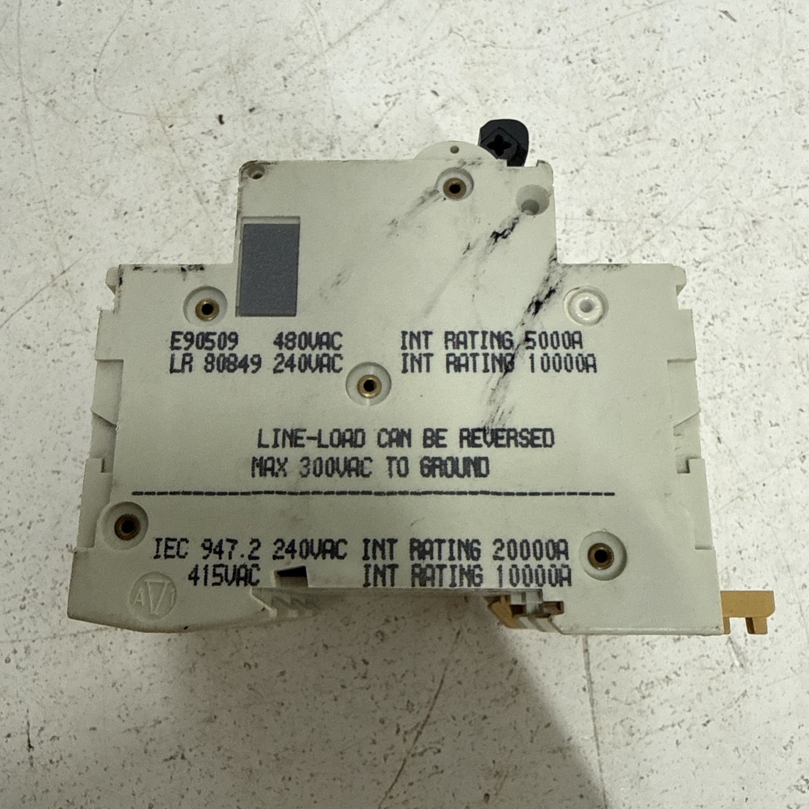 Merlin Gerin Square D 3A Type C 480VAC Circuit Breaker C60N **USED**