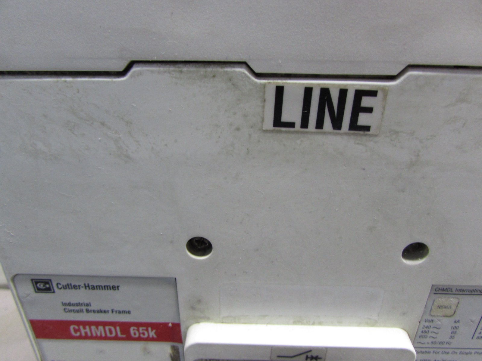 Cutler Hammer CHMDL3800F ,MCCB, 3P/ 700A/ 600V/ 65kA, STAINED! ,MAKE OFFER!