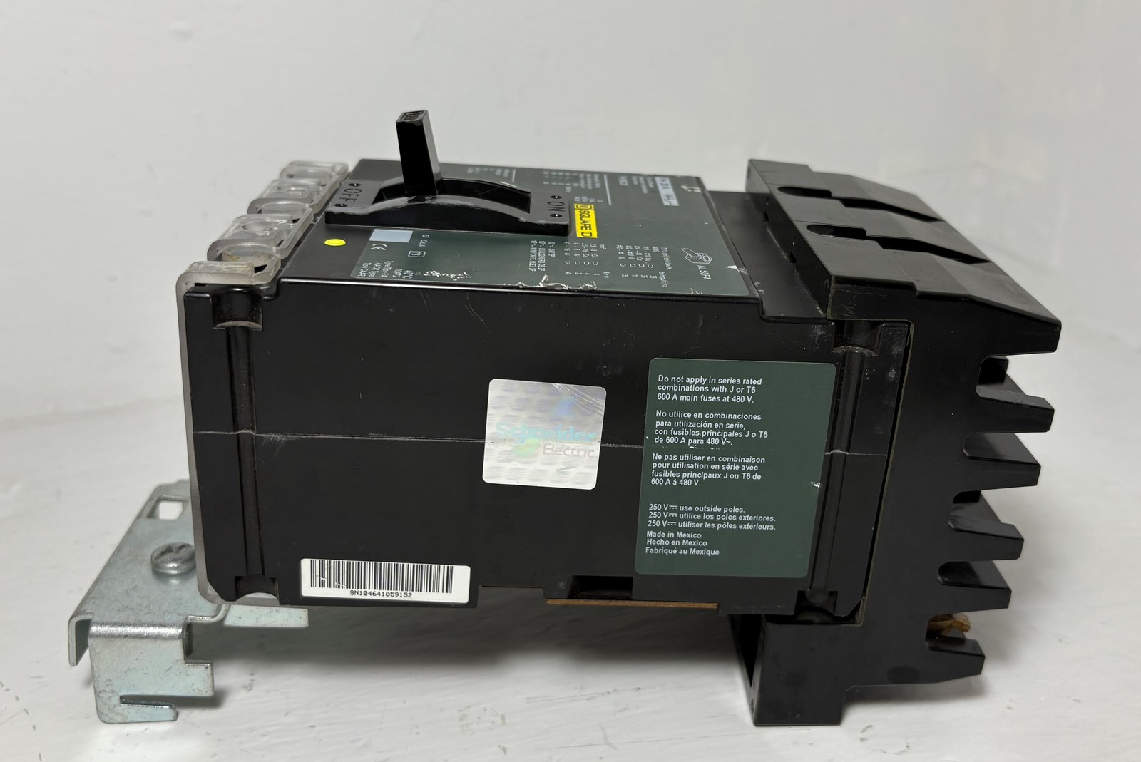 Square D I-Line FH36020 20A Circuit Breaker Green Label 600V 3P FA 20 Amp HACR