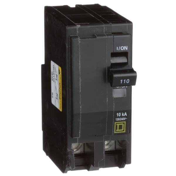 QO2110VH SQUARE D MINIATURE CIRCUIT BREAKER QO SERIES 110 AMP 2 POLE (2 YR WTY)