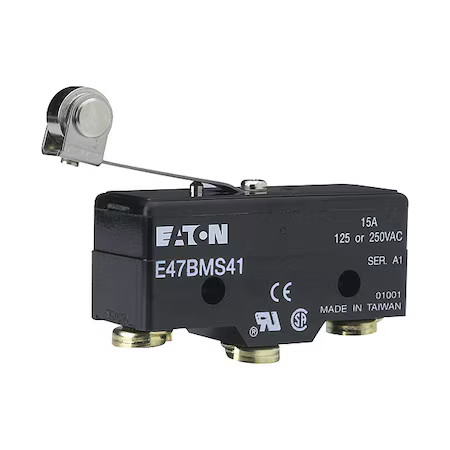 Eaton E47bms41 Snap Action Switch, Thermoplastic, Nylon