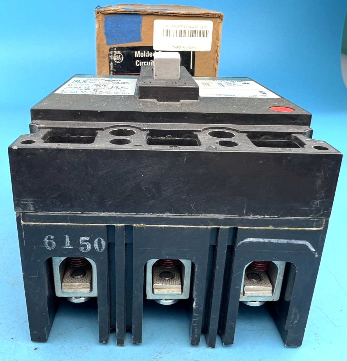 GE THED136150WL 150 Amp 3 Pole Molded Case Circuit Breaker 600V 150A — Brand New