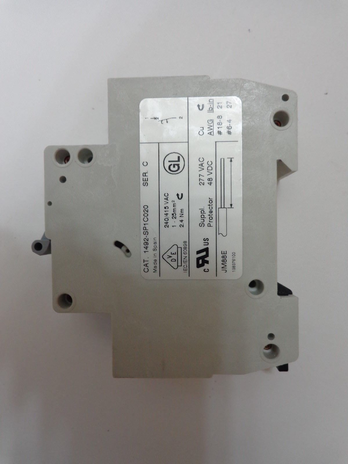 Allen Bradley 1492-SP C2 2Amp 240/415v 1492-SP1C020
