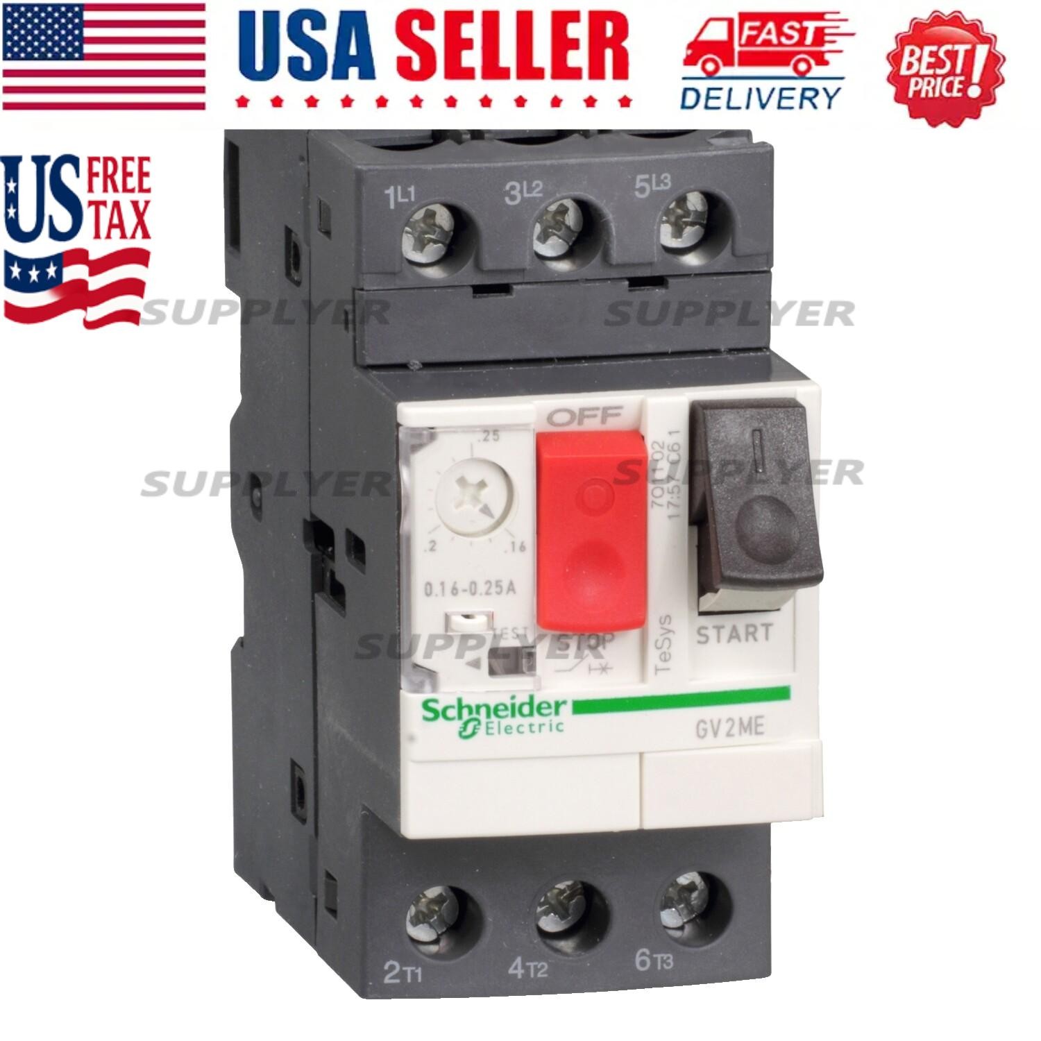 NEW Schneider GV2ME07 Circuit breaker-thermal-magnetic 1.6..2.5A 1PC IN BOX