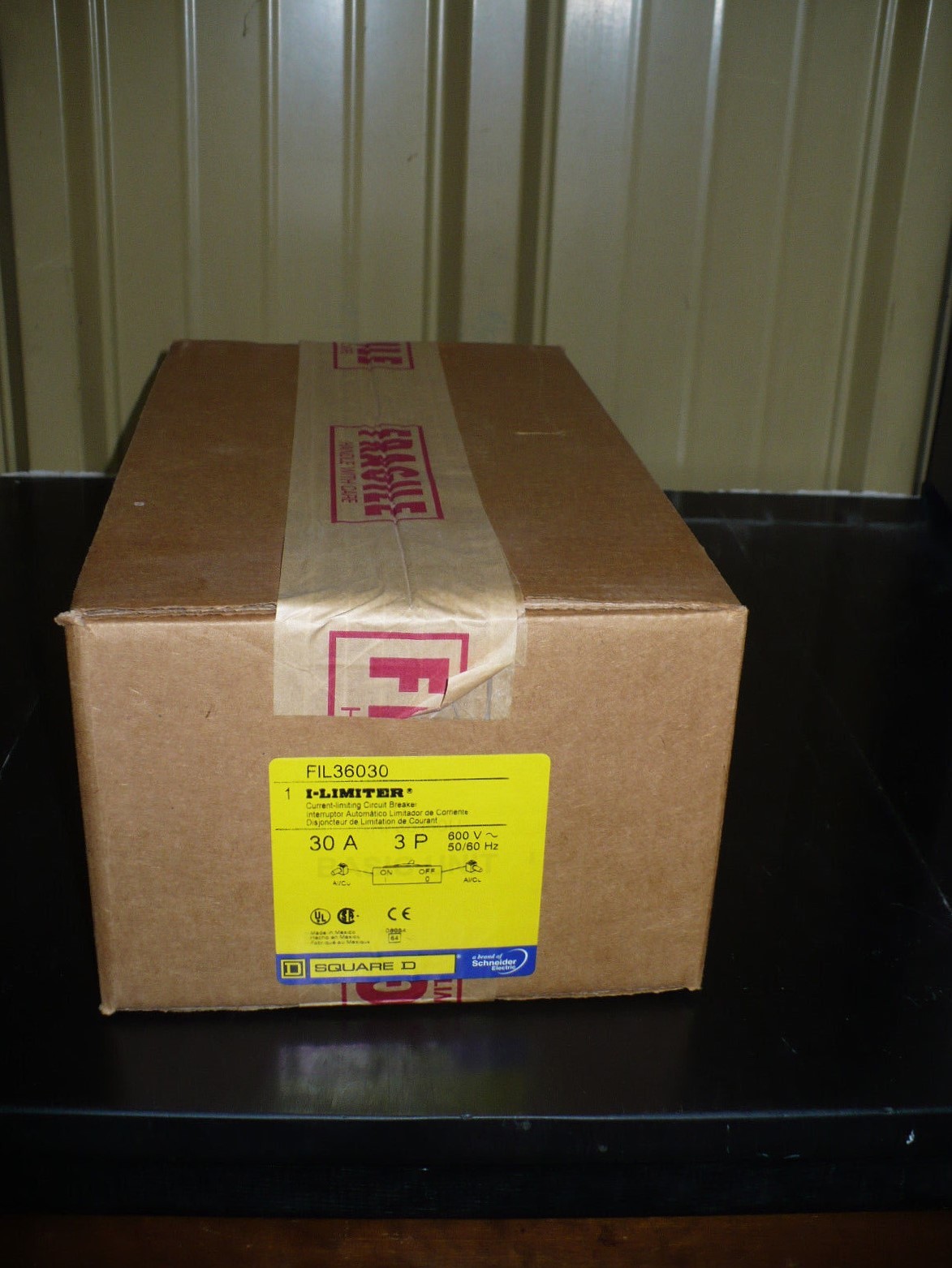 Square D FIL36030 I-Limiter Circuit Breaker, 30 Amp, 3 Pole, 600 Volt, New